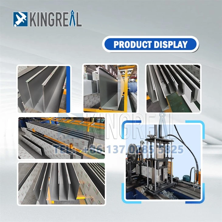5-KINGREAL metal baffle ceiling roll former